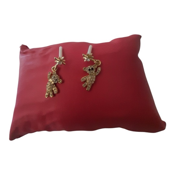 Fashion Jewelry Bear Drop Earrings Costume Jewelry - Picture 3 of 6